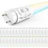 image:imageSunco 30 Pack T8 LED Bulbs 4 Foot LED Fluorescent Tube Replacement 4ft LED Tube Light Ballast Bypass 18W 2200 LM Selectable CCT 3000K3500K4000K5000K6000K Single Ended Power Clear Lens UL