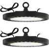 image:imageSunco 6 Pack UFO High Bay LED Lights 21000 Lumens 6000K Daylight White 150W 120277V Dimmable Ultra Bright Ceiling Shop Lights  UL DLC FCC RoHSWhite  4K