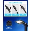 image:imageSunco LED Parking Lot Light Pole Outdoor Street Lights 150W Dusk to Dawn Photocell HID Replacement 5000K Daylight 21000 LM Dimmable 110V Waterproof Commercial Grade UL Listed 4 Pack5000K Daylight