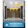 image:imageSunco Lighting 18 Pack 2x2 LED Flat Panel Light Selectable Color Temperature 4000K5000K6000K 40W Dimmable 010V 4400 LM Dustproof BackLit Drop Ceiling Troffer Replacement Light  ETL DLC