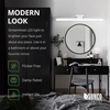 image:imageSunco Lighting Modern Vanity Light Fixture LED Bathroom Bar Lights 15W100W Selectable White 3000K4000K5000K 1100 LM Chrome Finish Adjustable Lamp for Bathroom Over Mirror Makeup Light 2 Pack