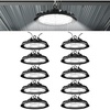 image:imageSunco 10 Pack UFO LED High Bay Light 150W 21000 Lumens 6000K 100277V Dimmable 010V Ultra Bright Commercial Shop Lights for Warehouse Factory Workshop Garage amp Barn Ceiling Mount UL10 Pack
