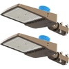 image:imageSunco LED Parking Lot Light Pole Outdoor Street Lights 150W Dusk to Dawn Photocell HID Replacement 5000K Daylight 21000 LM Dimmable 110V Waterproof Commercial Grade UL Listed 4 Pack5000K Daylight