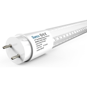 image:imageSunco 250 Pack T8 LED Bulbs 4 Foot LED Fluorescent Tube Replacement 4ft LED Tube Light Ballast Bypass 2200 LM 18W 5000K Daylight Single Ended Power Clear Lens UL5000k Daylight