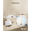 image:imageSunco 12 Pack 4 Inch Recessed Lights LED Baffle Trim Selectable CCT 2700K3000K4000K5000K6000K Dimmable 10W Canless with Junction Box6 Inch