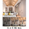 image:imageSunco 12 Pack Adjustable Recessed Lighting LED Gimbal Lights 6 Inch Directional Eyeball Canless Selectable CCT 2700K3000K4000K5000K6000K Dimmable 12W with Junction Box ETL