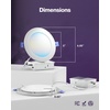 image:imageSunco 24 Pack Recessed Lighting 6 Inch LED Canless Ceiling Lights Slim with Junction Box 12000 LM 14W 100W Equivalent 6000K Daylight Deluxe Dimmable Wafer Thin 50000 Lifetime Hours ETLWhite 6K
