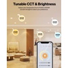image:imageSunco 4 Pack 6 Inch Smart Ultra Thin LED Recessed Ceiling Lights Slim RGB5000K Daylight Dimmable 15W Canless Wafer with Junction Box  ETL4 Pack