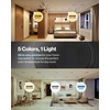 image:imageSunco 6 Inch LED Recessed Light Retrofit Can Lights for Ceiling 1700 LM High Brightness Selectable CCT 2700K3000K4000K5000K6000K 17W120W Dimmable Baffle Trim Damp Rated UL 4 PackBlack