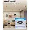 image:imageSunco 6 Inch LED Recessed Light Retrofit Can Lights for Ceiling 1700 LM High Brightness Selectable CCT 2700K3000K4000K5000K6000K 17W120W Dimmable Baffle Trim Damp Rated UL 4 PackBlack