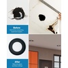 image:imageSunco Goof Rings for 4 Inch Recessed Lights Can Light Trim Rings Flush Mount Black Matte Finish Durable Plastic Design Ultra ThinBlack