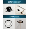 image:imageSunco Goof Rings for 4 Inch Recessed Lights Can Light Trim Rings Flush Mount Black Matte Finish Durable Plastic Design Ultra ThinBlack
