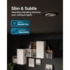 image:imageSunco Goof Rings for 4 Inch Recessed Lights Can Light Trim Rings Flush Mount Black Matte Finish Durable Plastic Design Ultra ThinBlack