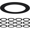 image:imageSunco Goof Rings for 4 Inch Recessed Lights Can Light Trim Rings Flush Mount Black Matte Finish Durable Plastic Design Ultra ThinBlack