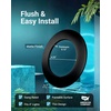 image:imageSunco Goof Rings for 4 Inch Recessed Lights Can Light Trim Rings Flush Mount Black Matte Finish Durable Plastic Design Ultra ThinBlack
