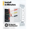 image:imageSunco Lighting Sunco Smart Dimmer Switch Double Rocker Wall Light Switch WiFi Compatible with Alexa and Google Assistant Tuya App 120V