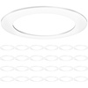 image:imageSunco 24 Pack Goof Rings for 6 Inch Recessed Lights Flush Mount White Can Light Trim Ring Cover Outer Diameter 86 Inch Inner Diameter 62 Inch Paintable Surface Matte Finish6 Inch