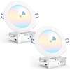 image:imageSunco Motion Sensor Recessed Light 6 Inch LED Slim Downlight with Junction Box 1000 Lumens Selectable CCT 2700K3000K4000K5000K6000K 14W ULETL 2 Pack