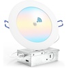 image:imageSunco Motion Sensor Recessed Light 6 Inch LED Slim Downlight with Junction Box 1000 Lumens Selectable CCT 2700K3000K4000K5000K6000K14W ULETL 4 Pack1 Pack