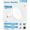 image:imageSunco 10 Pack BR40 LED Light Bulbs Indoor Flood Lights Recessed Can Light Bulb 1400 LM 17W 100W Equivalent 2700K Soft White Dimmable E26 Base for Home Bedroom Kitchen ULWhite  6000k