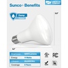 image:imageSunco 6 Pack BR30 LED Bulbs High Output 1200 Lumens Indoor Flood Lights 11W Equivalent 65W 4000K Cool White E26 Base Interior Dimmable Recessed Can Light Bulbs5000k Daylight