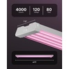 image:imageSunco Grow Lights for Indoor Plants LED 4FT Grow Light for Greenhouse 80W Full Spectrum Integrated Suspended Fixture Linkable Plug in for Seedlings Vegetables Flowers 4 Pack4 Pack