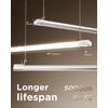 image:imageSunco LED Shop Lights for Workshop 4FT Linkable Garage Lighting 4500 LM 40W 150W Equivalent 5000K Daylight Surface  Suspension Mount 48 Inch Integrated Fixture White 4 PackWhite  5000K