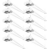 image:imageSunco 10 Pack LED Shop Lights for Workshop 4FT Linkable Garage Lighting 4500 LM 40W 150W Equivalent 5000K Daylight Surface  Suspension Mount 48 Inch Integrated Fixture White5000K White