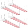 image:imageSunco 4FT LED Grow Light for Indoor Plants 40W Full Spectrum Hanging Suspended Fixture Linkable Plug in Greenhouse Year Round for Indoor Plants Seedlings Vegetables Flowers 4 Pack