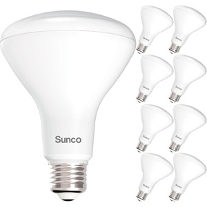 image:imageSunco 48 Pack BR30 Light Bulbs LED Recessed Can Light Bulbs Indoor Flood Bulb 850 LM 11W 65W Equivalent 2700K Warm White Dimmable E26 Base for Home Kitchen Bedroom UL8 Count Pack of 1