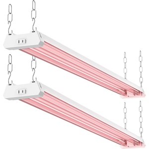 image:imageSunco 4FT LED Grow Light for Indoor Plants 40W Full Spectrum Hanging Suspended Fixture Linkable Plug in Greenhouse Year Round for Indoor Plants Seedlings Vegetables Flowers 2 Pack