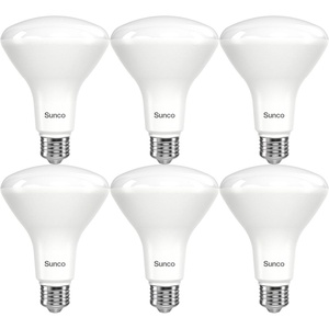 image:imageSunco 6 Pack BR30 LED Bulbs High Output 1200 Lumens Indoor Flood Lights 11W Equivalent 65W 4000K Cool White E26 Base Interior Dimmable Recessed Can Light Bulbs4000k Cool White