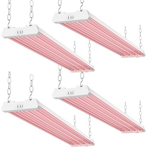 image:imageSunco Grow Lights for Indoor Plants LED 4FT Grow Light for Greenhouse 80W Full Spectrum Integrated Suspended Fixture Linkable Plug in for Seedlings Vegetables Flowers 4 Pack4 Pack