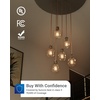 image:image10 Pack G25 LED Light Bulbs Filament Edison Globe Vanity Lighting Bulb for Bathroom Bedroom 500 LM 5W 60W Equivalent 3000K Warm White Dimmable E26 Base Clear ULWhite  2700k