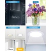 image:imageSunco 12 Pack 5CCT 4 Inch Ultra Thin LED Recessed Ceiling Lights Slim 800 Lumens High Brightness 2700K3000K3500K4000K5000K Selectable Dimmable 10W Canless Wafer with Junction Box5 CCT in One 2700K  3000K  3500K  4000K  5000K