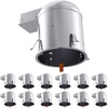 image:imageSunco 10 Pack 5CCT 6 Inch Ultra Thin LED Recessed Ceiling Lights Slim 1500LM High Brightness 2700K3000K3500K4000K5000K Selectable Dimmable 14W Canless Wafer with Junction Box