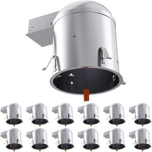 image:imageSunco 10 Pack 5CCT 6 Inch Ultra Thin LED Recessed Ceiling Lights Slim 1500LM High Brightness 2700K3000K3500K4000K5000K Selectable Dimmable 14W Canless Wafer with Junction Box