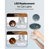 image:imageSunco 12 Pack 5CCT LED Recessed Lighting 4 Inch with Night Light 2700K3000K4000K5000K6000K Selectable Dimmable Lights 8W 770LM Damp Rated Retrofit Installation  ETL4 inch