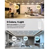 image:imageSunco 12 Pack 5CCT LED Recessed Lighting 4 Inch with Night Light 2700K3000K4000K5000K6000K Selectable Dimmable Lights 8W 770LM Damp Rated Retrofit Installation  ETL4 inch
