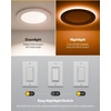 image:imageSunco 6 Inch LED Recessed Light with Night Light Canless Recessed Lighting 1500 LM 15W 150W Equivalent Selectable CCT 2700K3000K4000K5000K6000K Dimmable with Junction Box 4 PackWhite 5cct