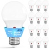 image:imageSunco 6 Pack Yellow Light Bulbs Outdoor A19 LED Bug Lights for Outside Dusk to Dawn 480 LM 9W 2000K Amber Glow Auto OnOff Photocell Sensor E26 Base for Porch Patio Deck Backyard ULWhite 3k
