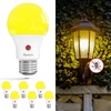 image:imageSunco 6 Pack Yellow Light Bulbs Outdoor A19 LED Bug Lights for Outside Dusk to Dawn 480 LM 9W 2000K Amber Glow Auto OnOff Photocell Sensor E26 Base for Porch Patio Deck Backyard ULYellow 2k