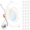 image:imageSunco 96 Pack 5CCT Retrofit LED Recessed Lighting 6 Inch 2700K3000K3500K4000K5000K Selectable Dimmable Can Lights Smooth Trim 13W75W 965LM Damp Rated ULCertified5 CCT in One 2700K  3000K  3500K  4000K  5000K
