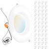 image:imageSunco 96 Pack 5CCT Retrofit LED Recessed Lighting 6 Inch 2700K3000K3500K4000K5000K Selectable Dimmable Can Lights Smooth Trim 13W75W 965LM Damp Rated ULCertified5 CCT in One 2700K  3000K  3500K  4000K  5000K