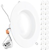 image:imageSunco 96 Pack 5CCT Retrofit LED Recessed Lighting 6 Inch 2700K3000K3500K4000K5000K Selectable Dimmable Can Lights Smooth Trim 13W75W 965LM Damp Rated ULCertified5000K Daylight
