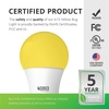 image:imageSunco LED Bug Light Bulbs Outdoor A15 Yellow Bug Repellent Porch Light 8W Dimmable 2000K Amber Glow E26 Medium Base Instant On Flicker Free UL Listed 6 Pack6 Count Pack of 1