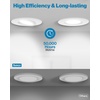 image:imageSunco LED Can Lights Eyeball Retrofit Gimbal 56 Inch Recessed Lights Dimmable 12W60W 5000K Daylight 800 LM Directional Angled Trim Adjustable Ceiling Downlight UL 4 Pack5000K Daylight