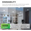 image:imageSunco Lighting 12 Pack 56 LED Disk Lights Flush Mount Ceiling Light Fixture Recessed 6000K Daylight Deluxe 100W Equivalent 15W 1050LM Dimmable Low Profile Surface Mount ETL12 Pack