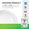 image:imageSunco Lighting 12 Pack 56 LED Disk Lights Flush Mount Ceiling Light Fixture Recessed 6000K Daylight Deluxe 100W Equivalent 15W 1050LM Dimmable Low Profile Surface Mount ETL12 Pack
