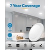 image:imageSunco Lighting 12 Pack 56 LED Disk Lights Flush Mount Ceiling Light Fixture Recessed 6000K Daylight Deluxe 100W Equivalent 15W 1050LM Dimmable Low Profile Surface Mount ETL12 Pack